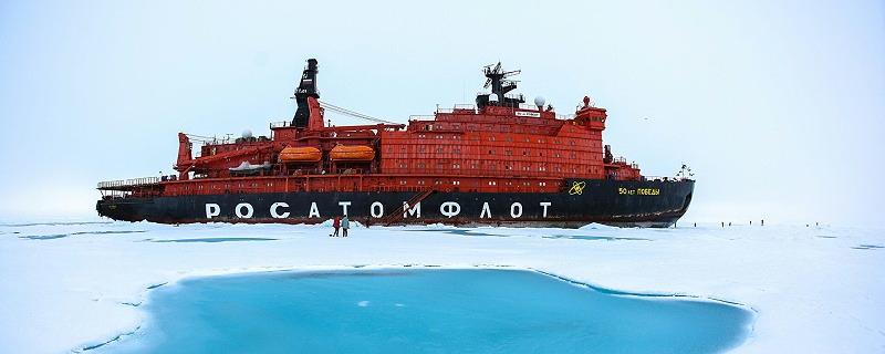 北海航线上的俄罗斯海运运输船舶