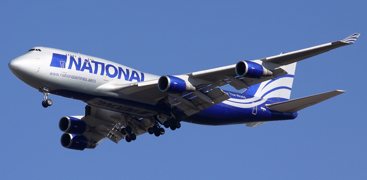 美国国家航空新增一架波音747货机
