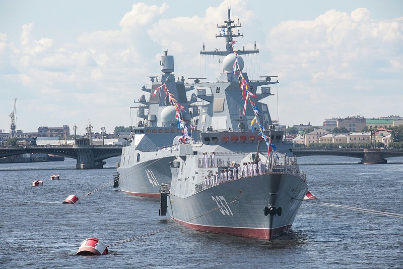 俄罗斯海军阅兵式