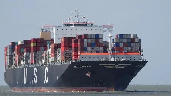 MSC一大型箱船出现阳性病例，船舶航行被迫中断