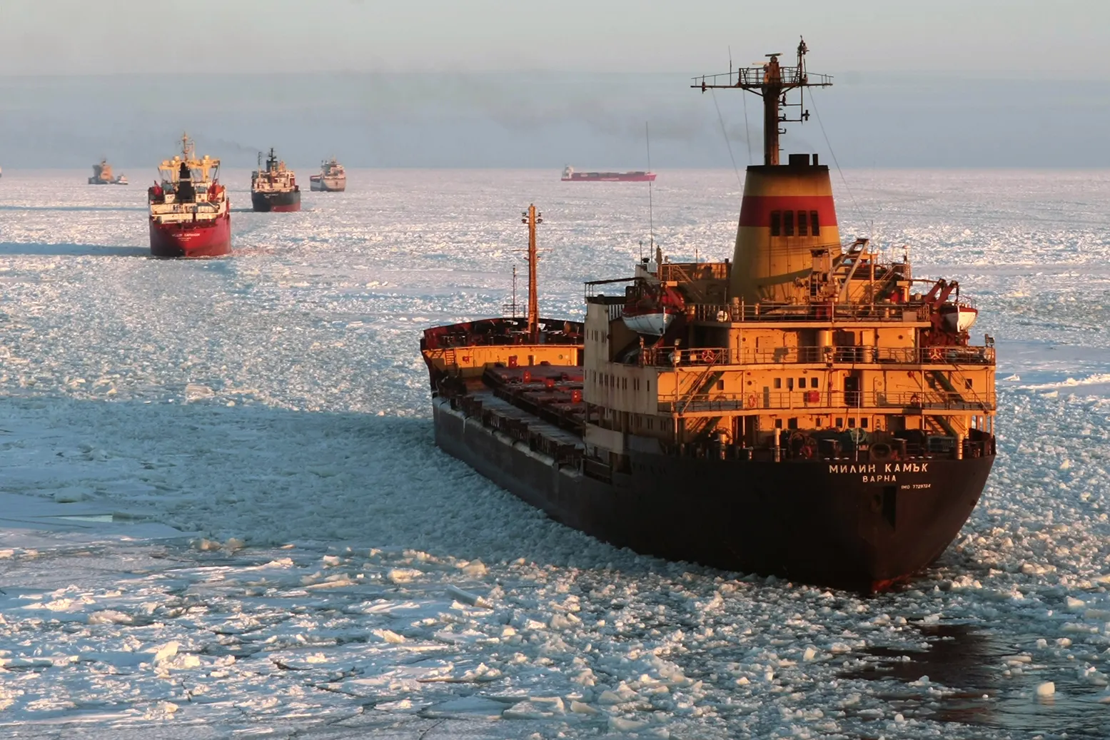 俄罗斯地区与中国之间北海航线沿线的货运周转量在2023年翻了两番