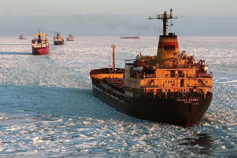 俄罗斯北海航线货运船只