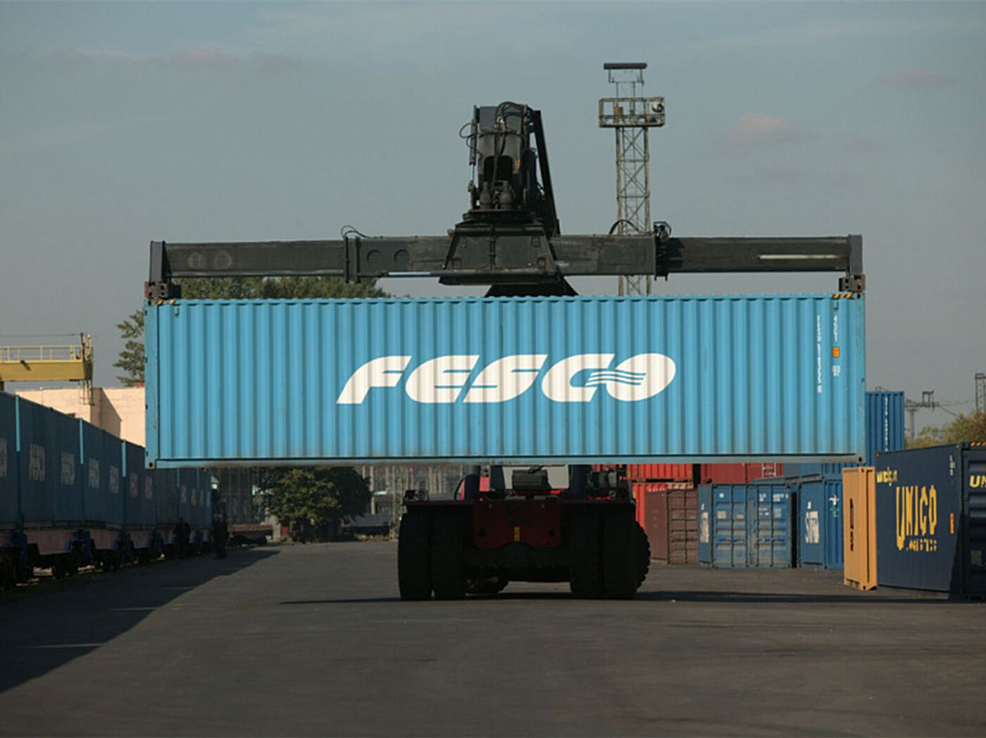 俄罗斯和印度海运集装箱贸易繁荣
